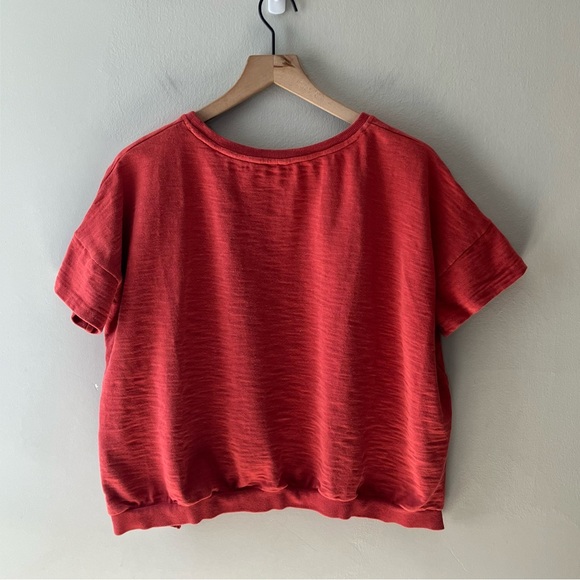 BUYKUD Short Sleeve Sunflower Printed T-Shirt - Picture 4 of 7